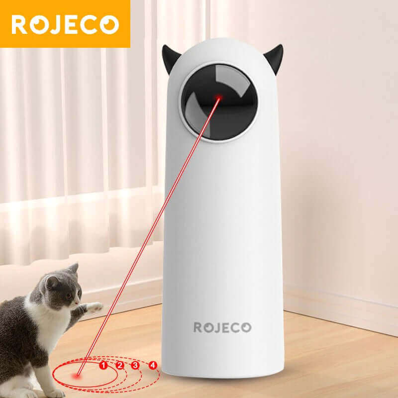 Automatic Cat Toys Interactive Smart Teasing Pet LED Laser Indoor Cat Toy Accessories Handheld Electronic Cat Toy for Dog